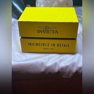 Invicta Bright Yellow Watch Box